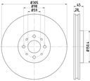 DISCS PADS TEXTAR FRONT - ALFA MITO 305MM photo 2 - milautoparts-fr.ukrlive.com