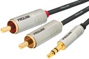 КАБЕЛЬ 2RCA mini JACK 3,5 PROLINK FUTURA SLIM 1,5м