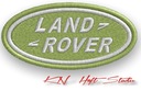 Термо НАШИВКА - LAND ROVER 8см x 4см ВЫШИВКА тюнинг