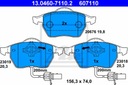 SABOTS DE FREIN ATE AVANT - AUDI A4 B5 B6 B7 288MM 312MM photo 2 - milautoparts-fr.ukrlive.com