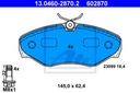 SABOTS DE FREIN AVANT ATE - RENAULT AVANTIME, TRAFIC II photo 2 - milautoparts-fr.ukrlive.com