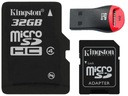 КАРТА KINGSTON MICRO CARD 32 ГБ UHS + КАРТРИДЕР MICRO CARD