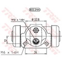 TRW CYLINDER BRAKE NISSAN BLUEBIRD, LAUREL photo 2 - milautoparts-fr.ukrlive.com