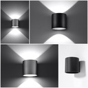 Nástenné svietidlo ORBIS 2 čierne nástenné svietidlo do obývacej izby LED G9 Počet svetelných bodov 2