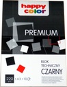 Технический блок А3 HAPPY COLOR 220г ЧЕРНЫЙ