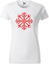 Dámske tričko Darček Santa Claus Snehulienka Dominujúci vzor print (potlač)