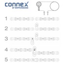 WIPPERMANN CONNEX 11sG reťaz 11-radová zlatá + spona Kód výrobcu Connex 11sG