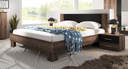 Priestranná posteľ s nočnými stolíkmi BEATA 180x200, severská borovica Hmotnosť (s balením) 64 kg