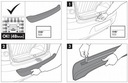 COUVE-JOINT PLANCHE DE PROTECTION PARE-CHOCS MERCEDES C-CLASSE LIM W204 2011-2014 photo 3 - milautoparts-fr.ukrlive.com