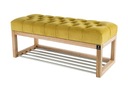80 Производитель Стеганая скамья Желтая EMRA WOOD