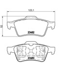 DISCS MIKODA 1755L GT BEARING PADS ESPACE IV REAR photo 3 - milautoparts-fr.ukrlive.com