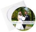 Диск DVD-DL с печатью, двухслойный конверт DVD