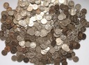 Sama Stara UGANDA - monety EGZOTYCZNE - zestaw 1 KG Kilogram - MIX monet Materiał miedzionikiel żelazo inny