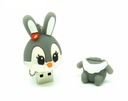 USB FLASH DISK 8GB 3.0 USB SIVÝ ZAJAČIK KRÁLIK BUNNY EAN (GTIN) 5906146109087