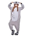 KOALA ONESIE PYŽAMO TEPLÁKOVÁ SÚPRAVA MEDVEDÍK KOSTÝM KIGURUMI XL Dominujúca farba viacfarebná