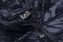 EMPORIO ARMANI EA7 prešívaná bunda s kapucňou zateplená NIGHT BLUE veľ. XXL Odtieň námornícky modrý