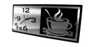 Kuchenny zegar ścienny Coffee Time