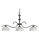 LAMPA WISZĄCA ŻYRANDOL ALABASTER 3x60W E27 64123