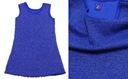 LAPPELINA vlnené šaty na ramienka 100% VLNA 128-134-140 Veľkosť (new) 128 (123 - 128 cm)