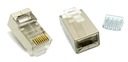 Модульная вилка RJ45 8p8c Cat.6, экранированная, 10 шт.