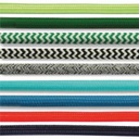 КАБЕЛЬ В ОПЛЕТКЕ, цветные кабели 2X075