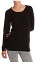 JACQUELINE DE YONG čierny sveter s bublinkami S Veľkosť 36