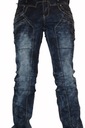 Spodnie jeansy, dzinsy męskie DTGreen naszycia Marka inna