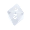 KOSTKA /KOŚĆ do gry RPG KRYSZTAŁ przejrzysta K8