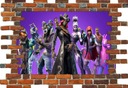 Fortnite fototapeta naklejka dziura w ścianie100cm