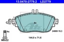 ATE CERAMIC PADS P MERCEDES A CLASS W176 B B246 photo 2 - milautoparts-fr.ukrlive.com