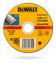 Диск отрезной по металлу DEWALT 125x1,2 DT42340Z