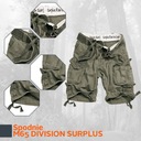 Krátke Detské Teplákové Kraťasy M65 Bojové Nohavice DIVISION Surplus 3XL Veľkosť 3XL