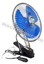 VETERNÝ MLYN VENTILÁTOR DO AUTA OTOČNÝ 12V 6'' Značka iná