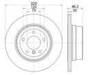 DISQUES MIKODA 0469 SABOTS DE FREIN BMW 5 E60 ARRIÈRE 4X4 320MM photo 2 - milautoparts-fr.ukrlive.com