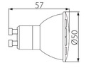 LED ŽIAROVKA SMD GU10 230V 8W =60W STUDENÁ 720 Lm Počet kusov 1 ks