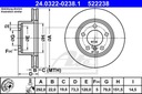 ATE PD DISQUES AVANT BMW 1 E81 E82 E87 E88 3 E90 photo 2 - milautoparts-fr.ukrlive.com