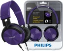 НАУШНИКИ-НАКЛАДКИ PHILIPS SHL3000 ФИОЛЕТОВЫЕ