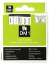 Лента DYMO DM1 18445 19 мм Белый/Черный 449695