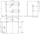 PSP DX 120 ZÁKLAD STRUPU OTVORENÚ 121x107mm Kód výrobcu 2394