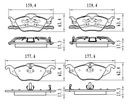 DISCS + PADS OPEL ASTRA G 256MM. ON 4 SCREW FRONT photo 3 - milautoparts-fr.ukrlive.com