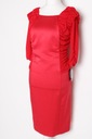 Elegantné šaty červená 46 PaniXL