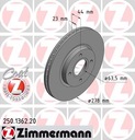 ZIMMERMANN DISQUES AVANT FORD B-MAX FIESTA VII ST photo 2 - milautoparts-fr.ukrlive.com