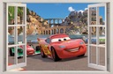 НАСТЕННЫЕ НАКЛЕЙКИ Окно ZIGZAG CARS 12 100x65 см