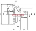 AXLE SWIVEL DRIVING KAMOKA 6694 VW TRANSPORTER IV photo 2 - milautoparts-fr.ukrlive.com