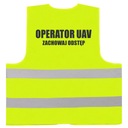 JEDYNA KAMIZELKA OSTRZEGAWCZA OPERATOR UAV - L