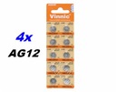 Batéria VINNIC AG12 - L 1142 (LR43) 10ks Kapacita 123 mAh