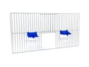 Фронт-Фронт к клетке-полке 50x25 + поилки