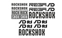 Запасная наклейка ROCK SHOX SID RS на велосипед