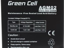 Green Cell Akumulátor AGM 6V 4.5Ah pre Autá Hračky Pokladne Váhy Alarmu UPS Kód výrobcu AGM02