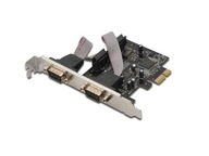 Контроллер PCI-E 2X RS232 COM DB9 low-profile